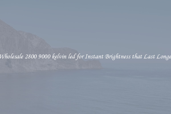 Wholesale 2800 9000 kelvin led for Instant Brightness that Last Longer