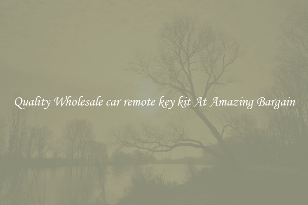 Quality Wholesale car remote key kit At Amazing Bargain