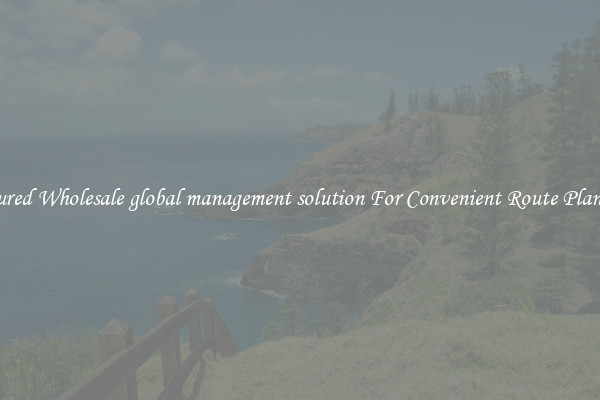 Featured Wholesale global management solution For Convenient Route Planning 