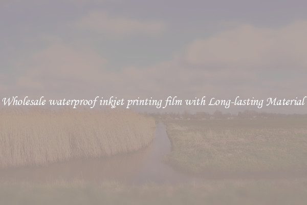 Wholesale waterproof inkjet printing film with Long-lasting Material 