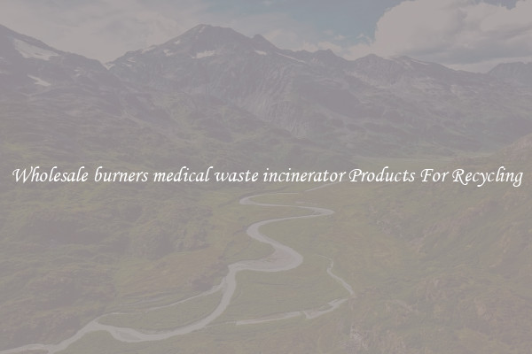 Wholesale burners medical waste incinerator Products For Recycling