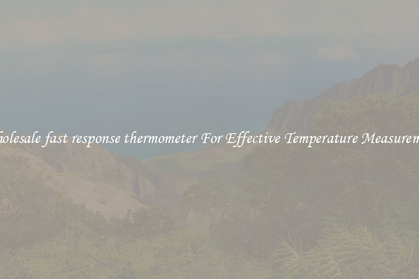 Wholesale fast response thermometer For Effective Temperature Measurement