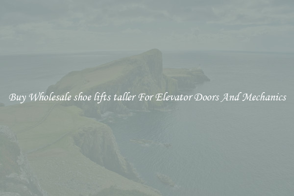 Buy Wholesale shoe lifts taller For Elevator Doors And Mechanics