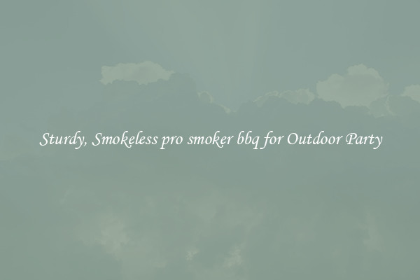 Sturdy, Smokeless pro smoker bbq for Outdoor Party